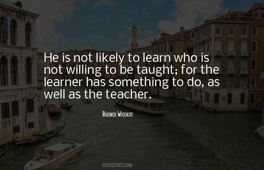Willing To Do Something Quotes #1175405