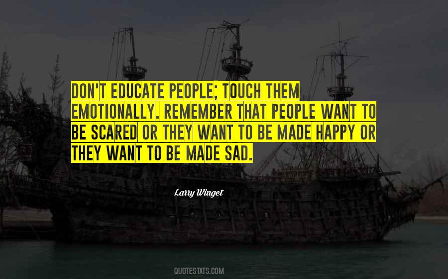 Scared To Be Happy Quotes #1877751