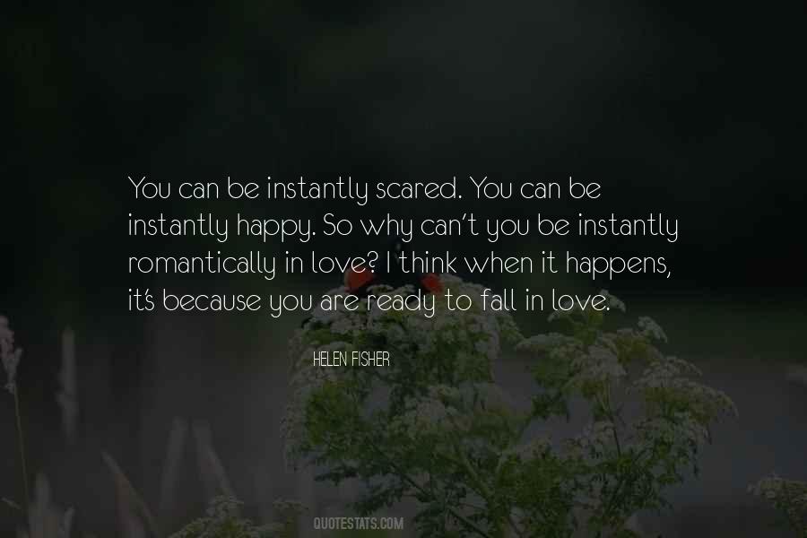 Scared To Be Happy Quotes #35016