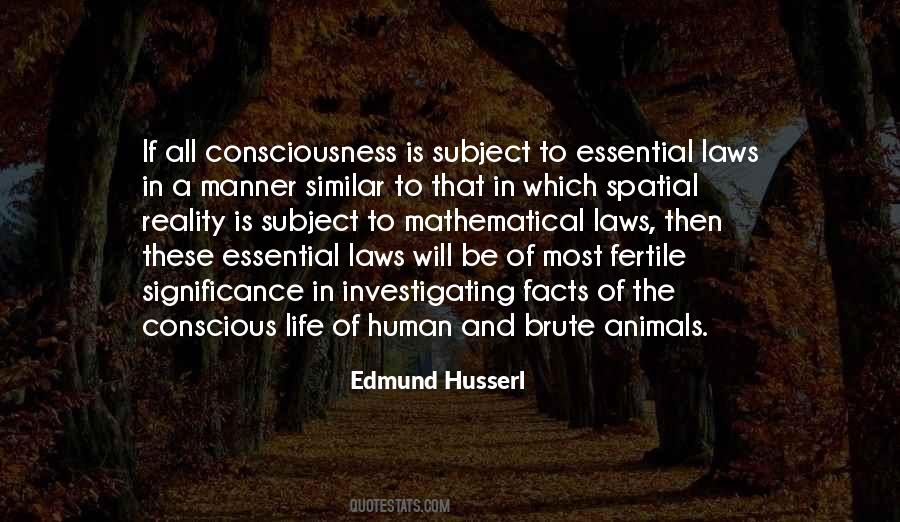 E Husserl Quotes #1151975