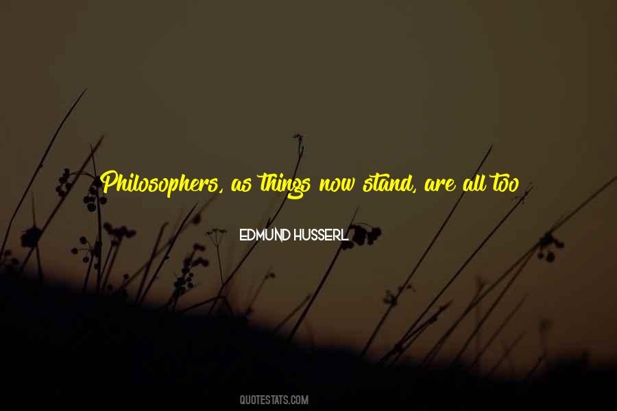 E Husserl Quotes #628794