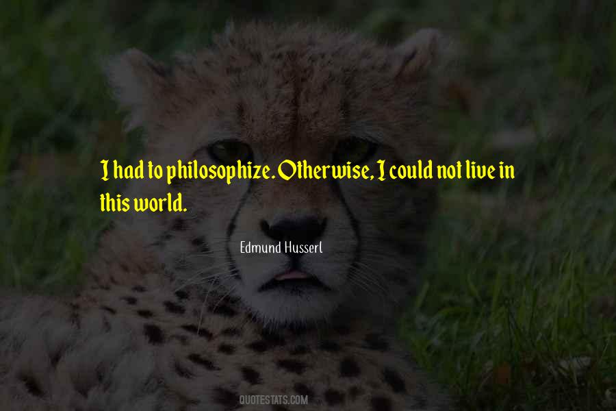 E Husserl Quotes #683120