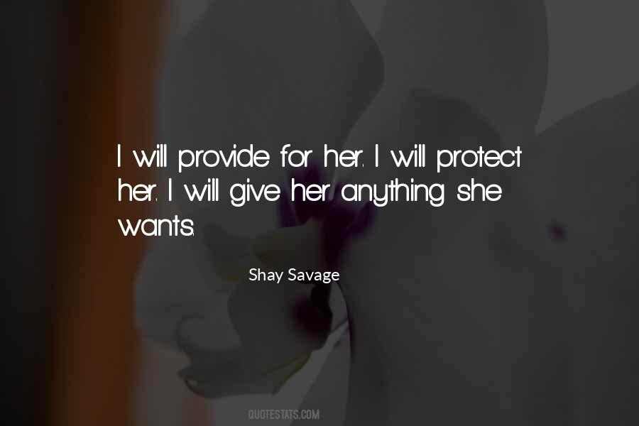 I Will Protect Her Quotes #892981