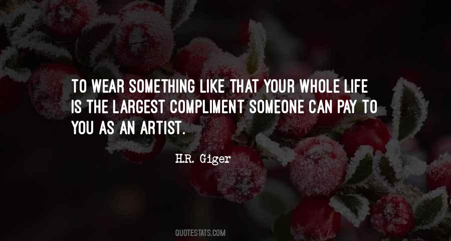 To Compliment Someone Quotes #1808351