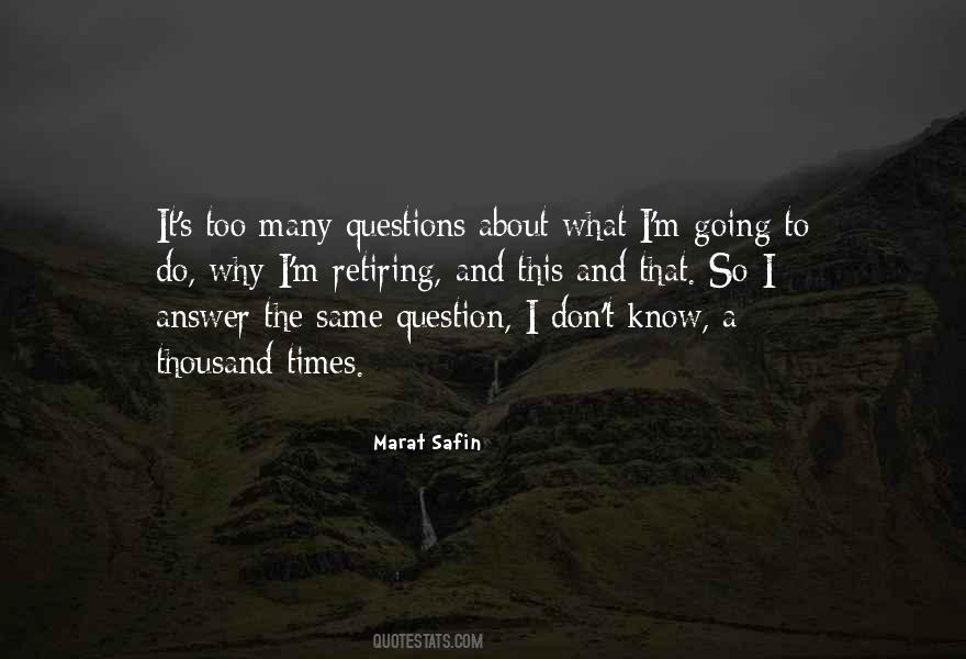 Questions And Answer Quotes #53343