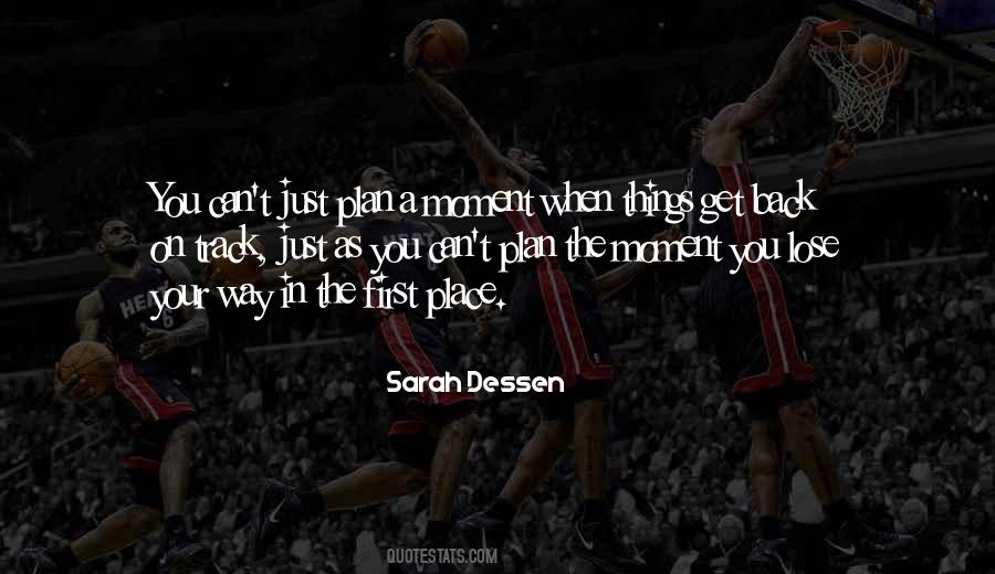 Life Back On Track Quotes #1184871