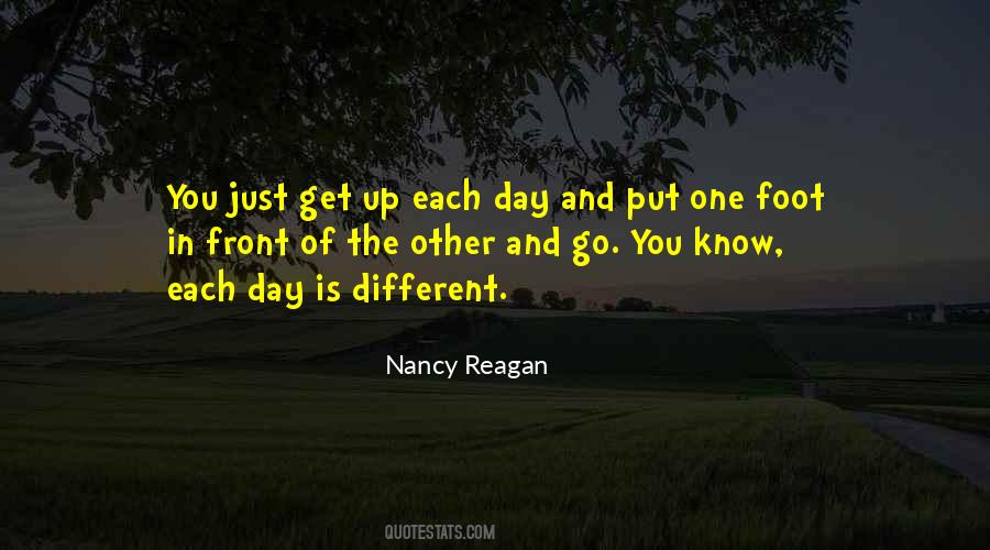 Each Day Is Different Quotes #1190408