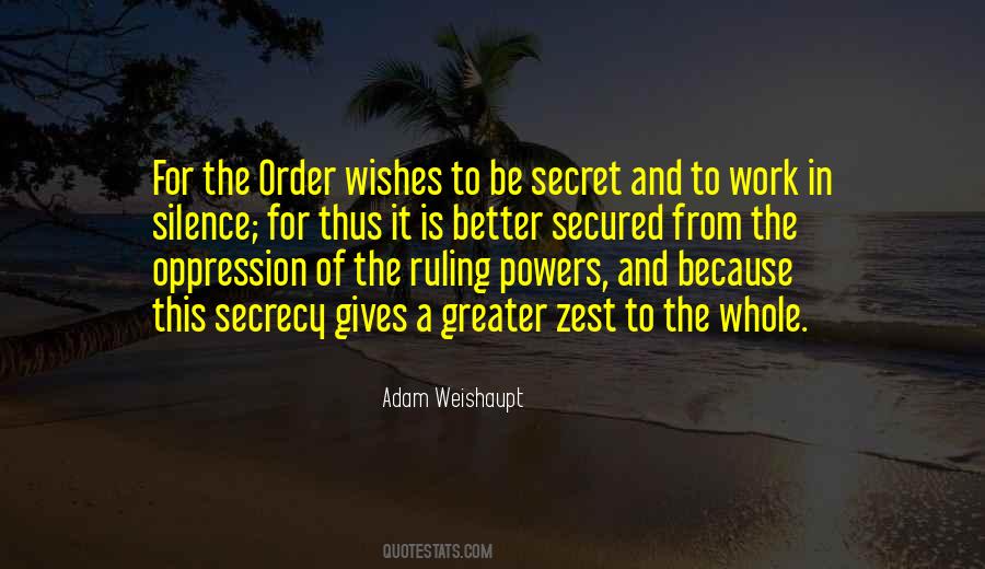 Work Silence Quotes #1289426