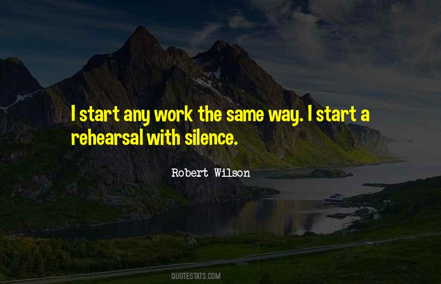 Work Silence Quotes #628716