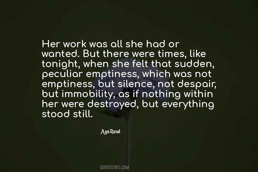 Work Silence Quotes #985163