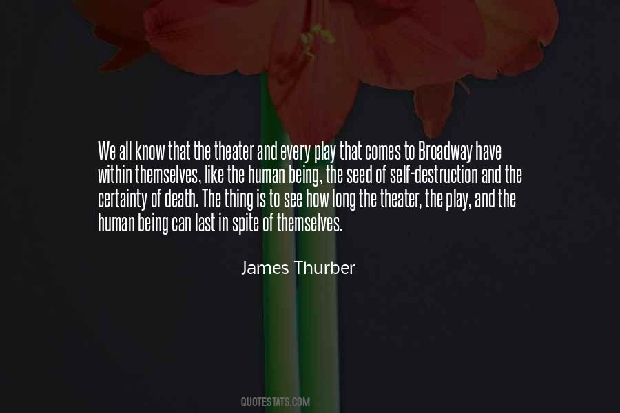 Quotes About The Theater #1186883