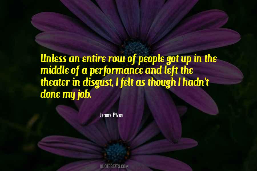 Quotes About The Theater #1229126