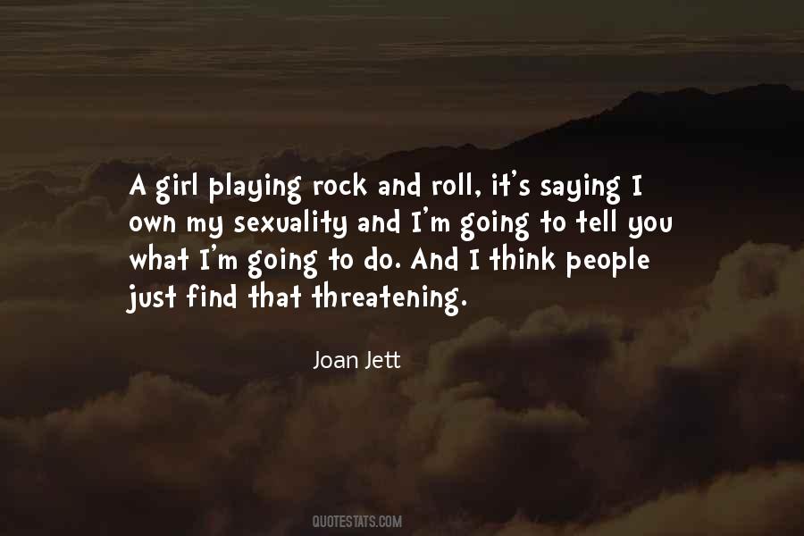 Rock And Roll Girl Quotes #630787