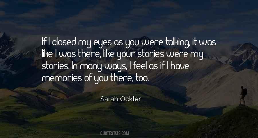 Memories Of You Quotes #1435798