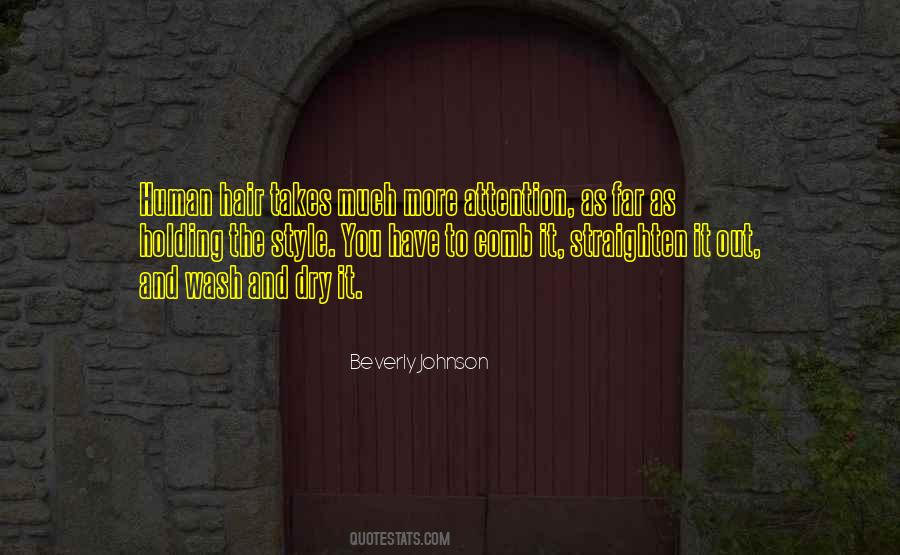 Human Hair Quotes #1472817