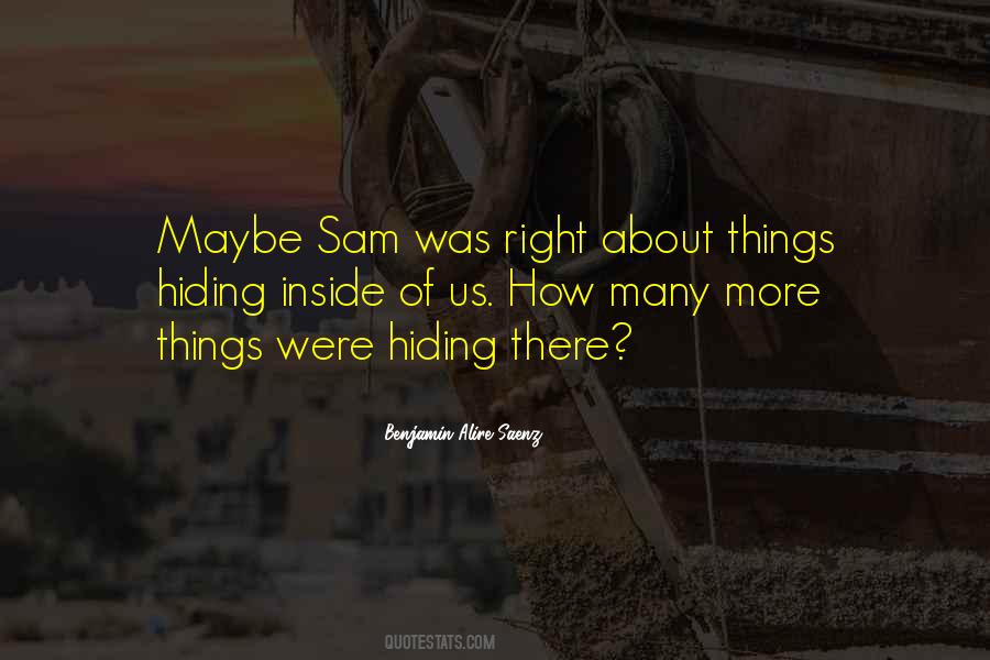 Things Inside Us Quotes #1771942