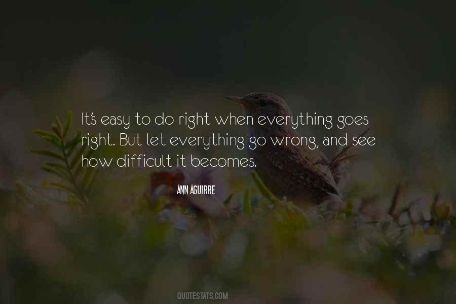 When Everything Goes Right Quotes #897097