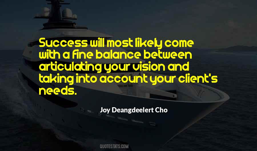 Success Vision Quotes #1343987