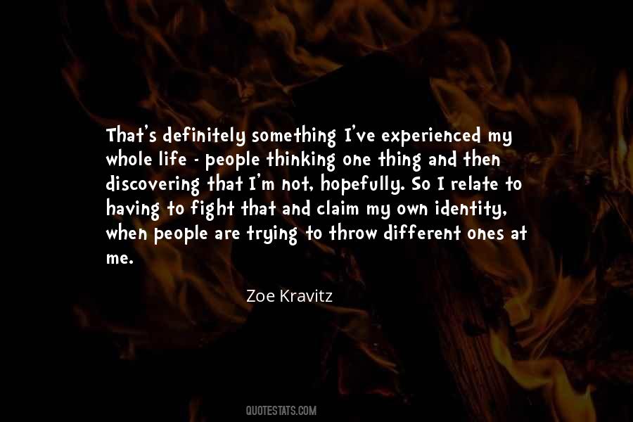 Quotes About Identity And Life #149421