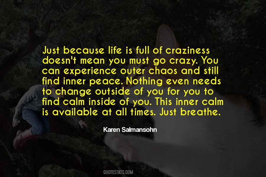 Chaos Calm Quotes #1770822