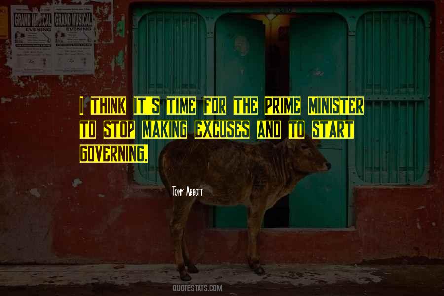 Stop With The Excuses Quotes #1436672