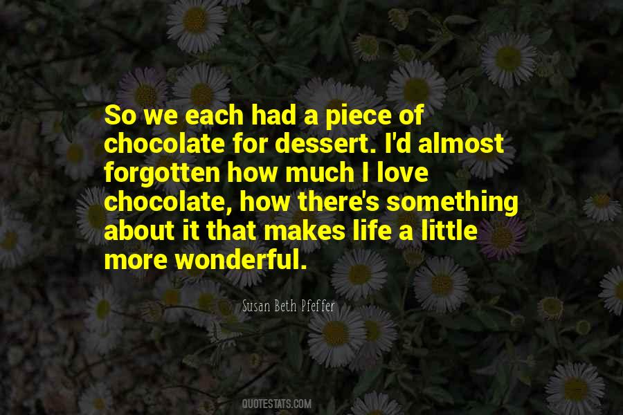 Love Chocolate Quotes #1336419