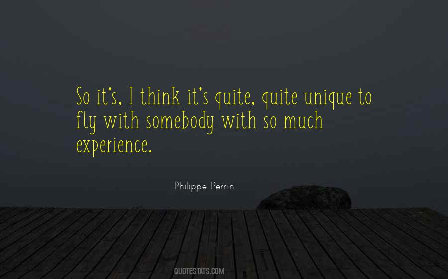 Unique Experience Quotes #1282302