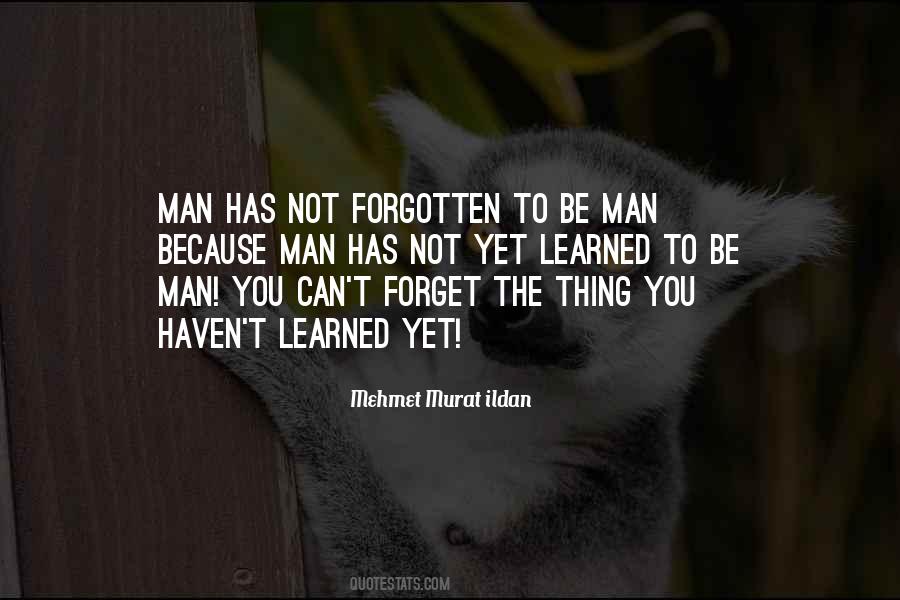 Forgotten Man Quotes #252812