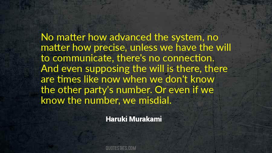 Connection And Communication Quotes #1441716