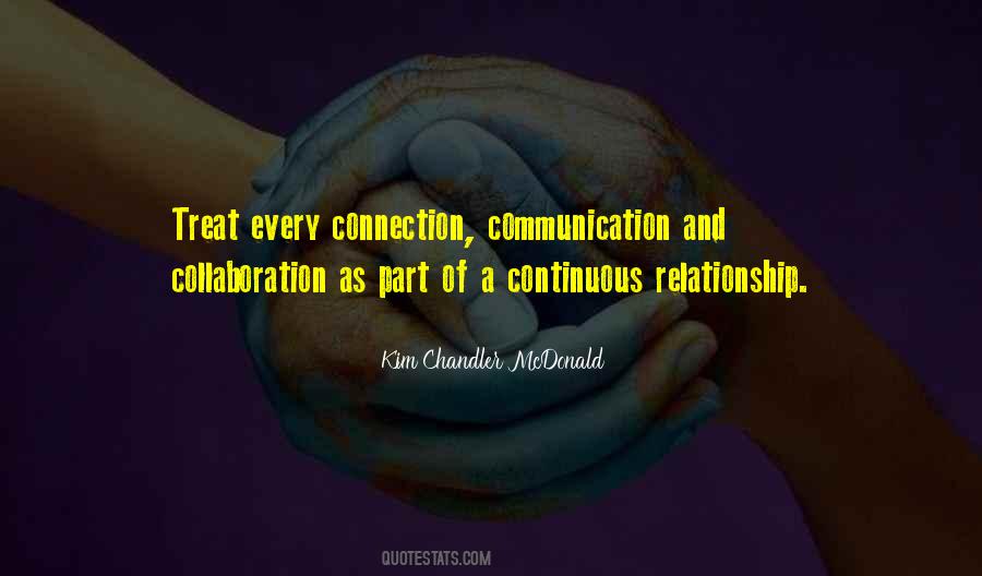 Connection And Communication Quotes #727634