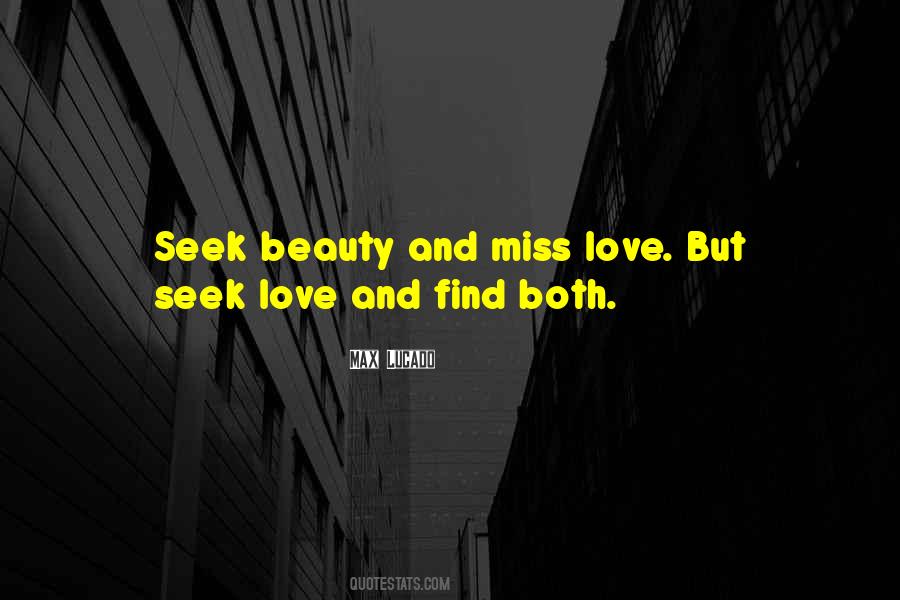 Love Beauty Quotes #147407