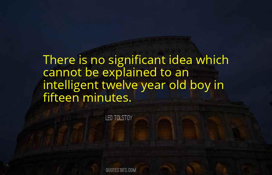 Intelligent Boy Quotes #564443