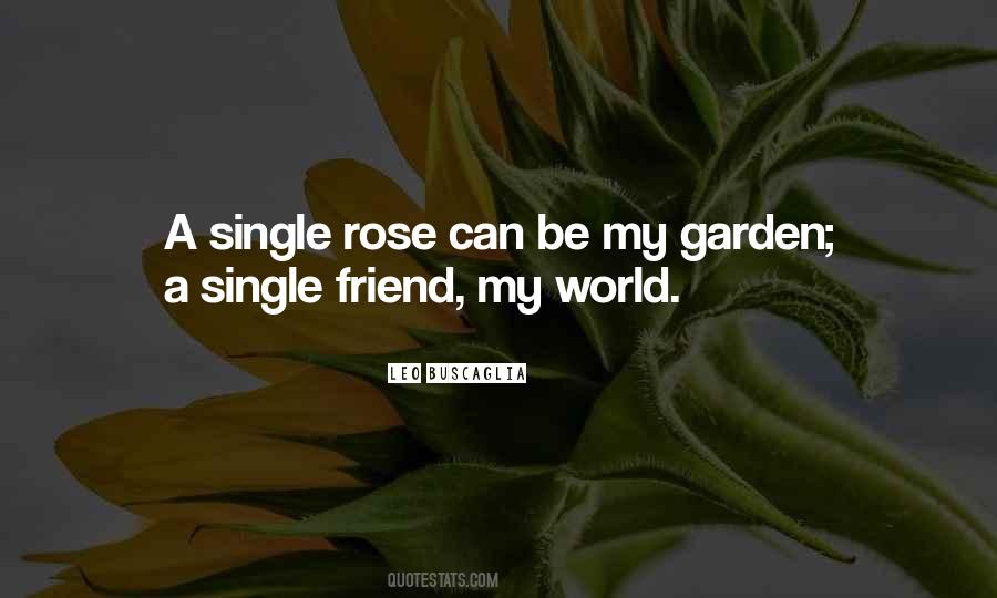 Friendship Rose Quotes #1347740