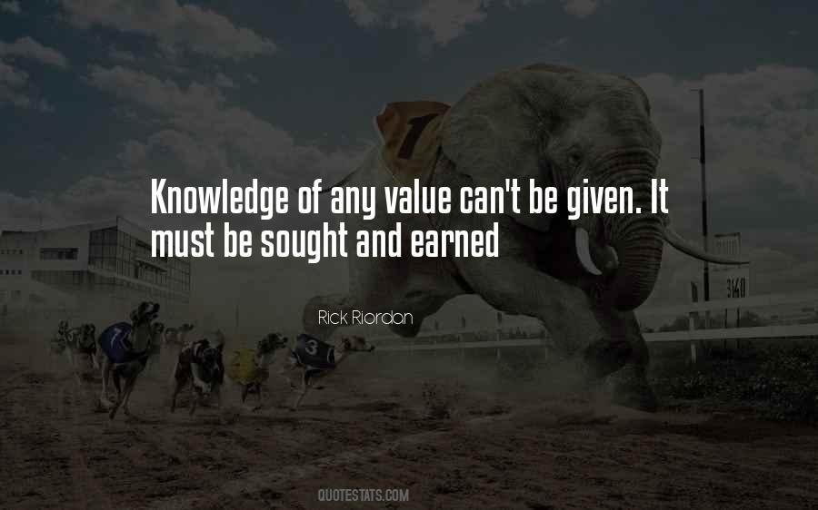 Earned Not Given Quotes #1306066