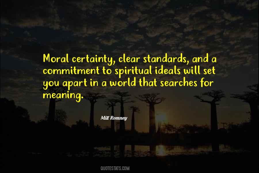 Moral Ideals Quotes #20530
