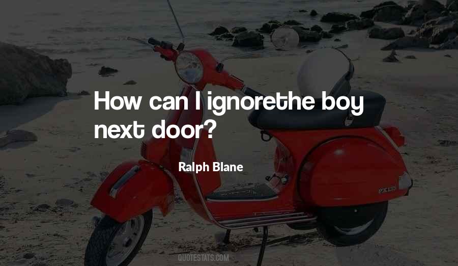 Boy Next Quotes #761036