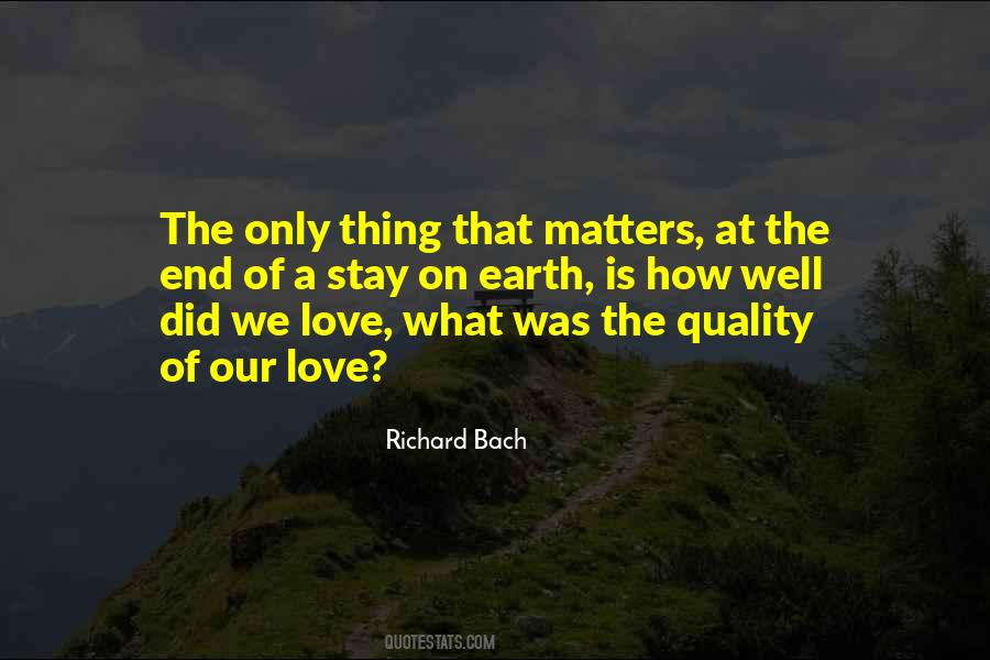 Earth And Love Quotes #111159