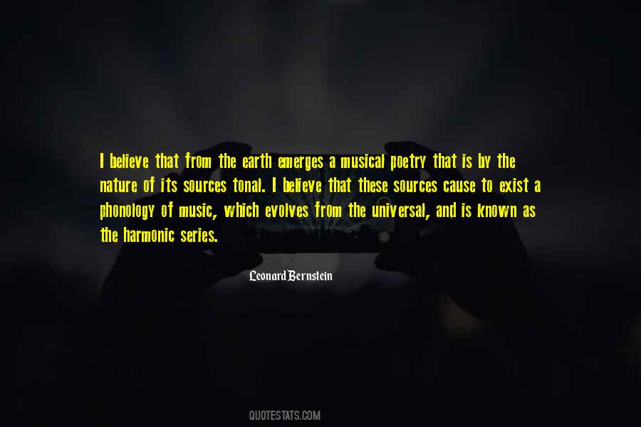 Earth And Music Quotes #952374