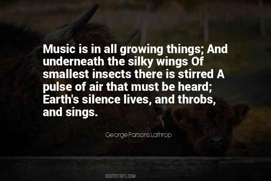 Earth And Music Quotes #960791