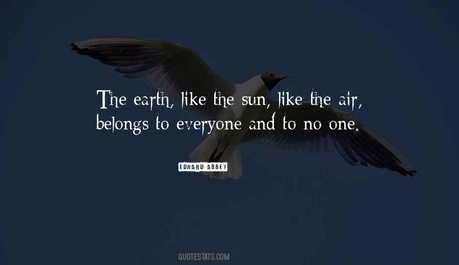 Earth And Sun Quotes #51798