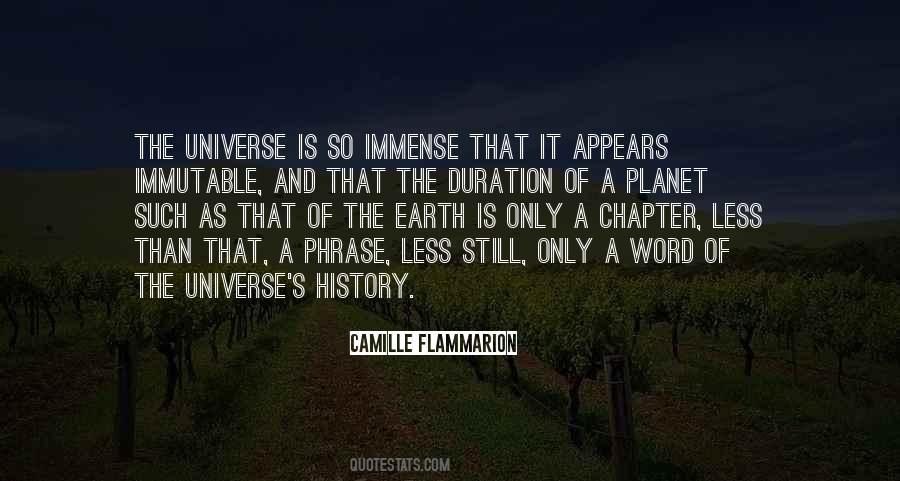 Earth And Universe Quotes #79881