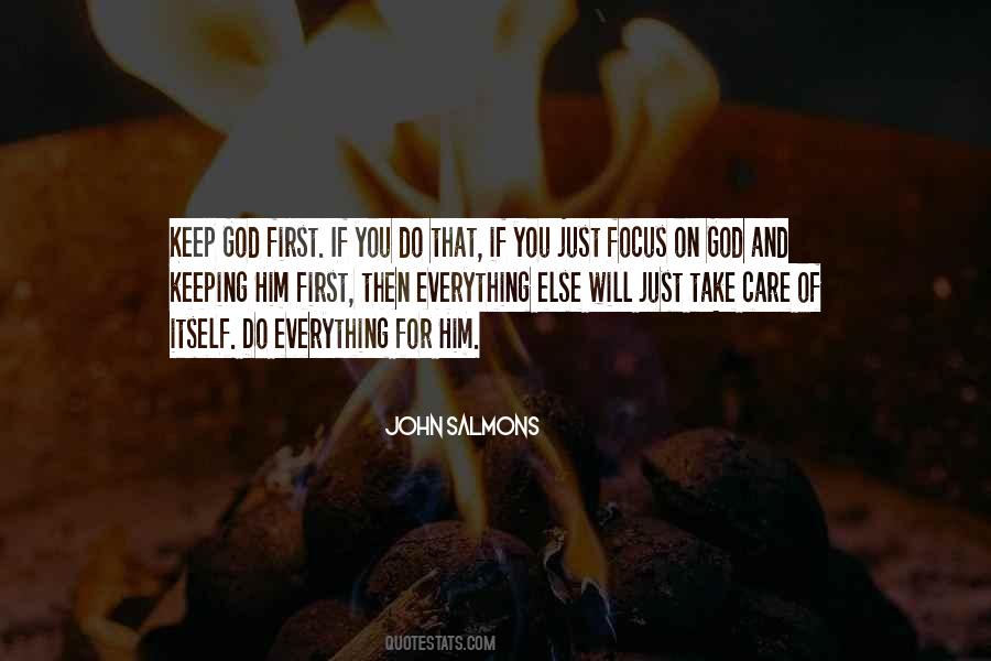Just Focus On You Quotes #924735