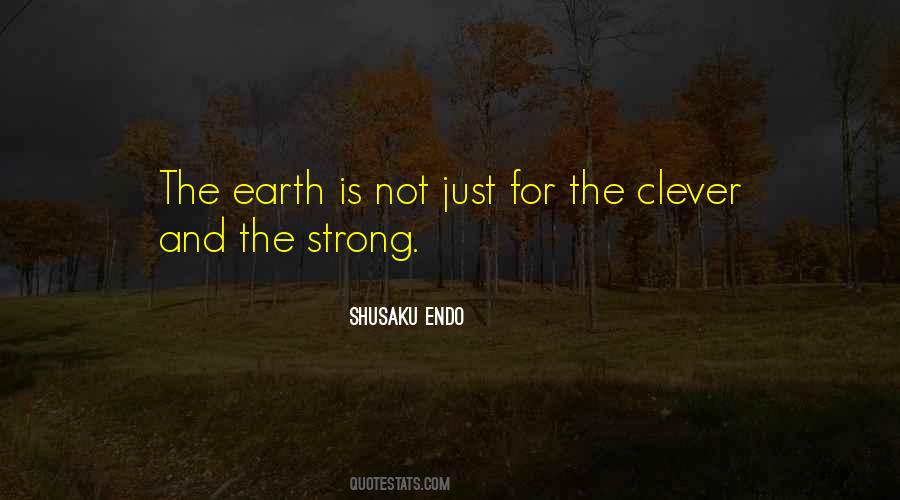 Earth Strong Quotes #1282235