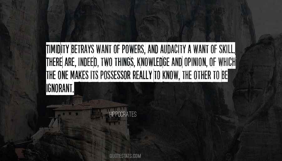 Skill And Knowledge Quotes #1240829