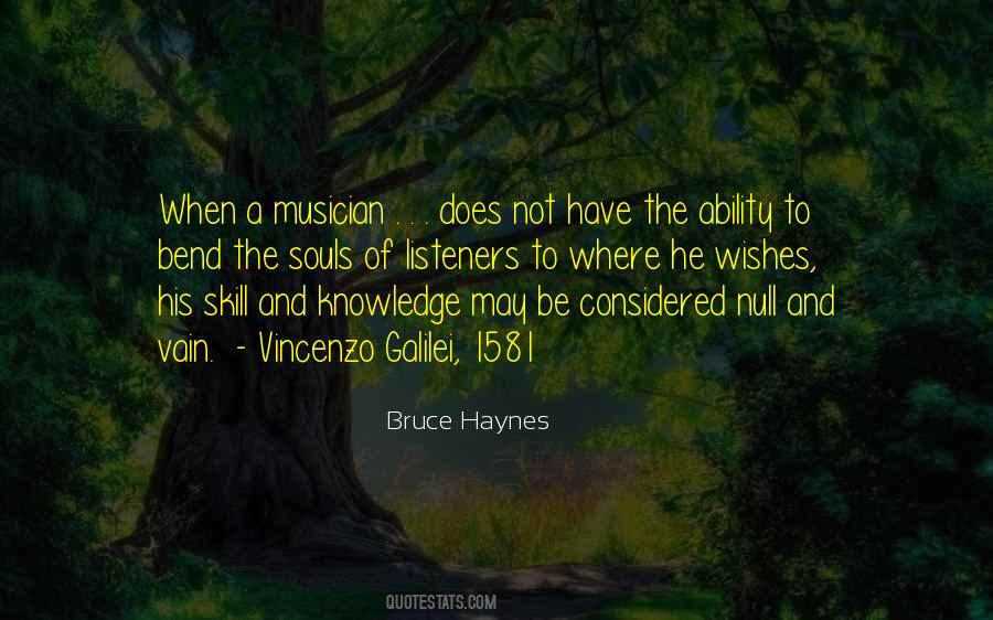 Skill And Knowledge Quotes #1727838