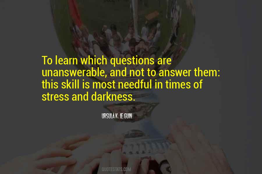 Skill And Knowledge Quotes #208244