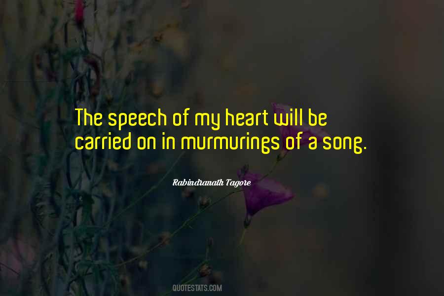 Song In My Heart Quotes #1445427