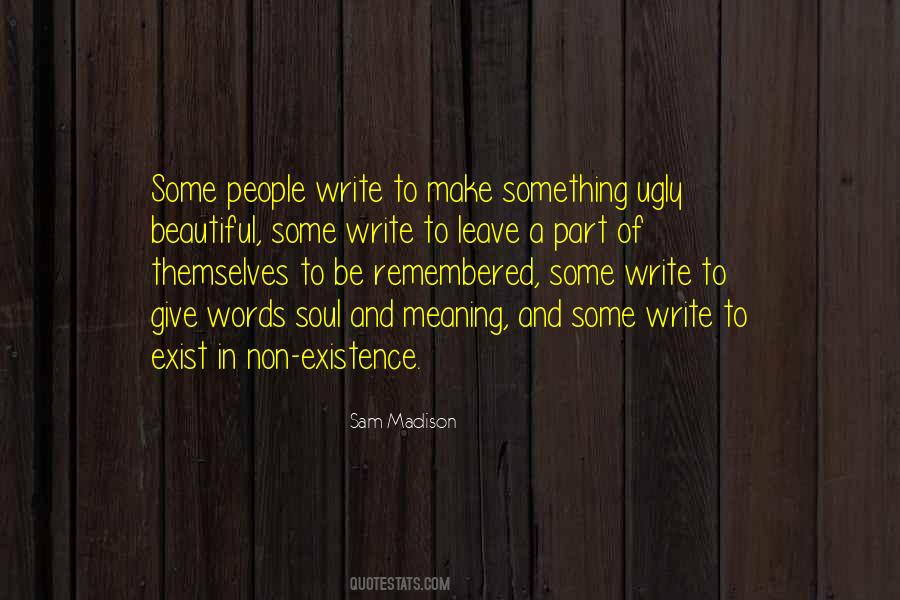 Ugly Words Quotes #1787195