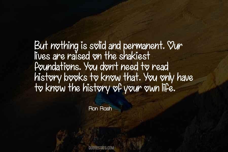Solid Life Quotes #640097