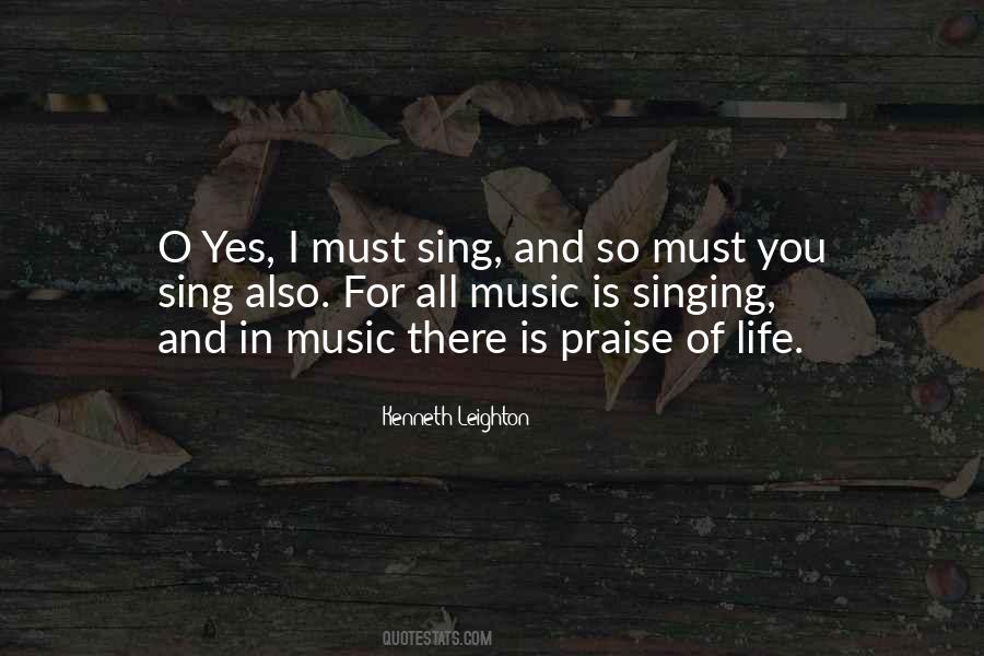 Music Praise Quotes #1743018